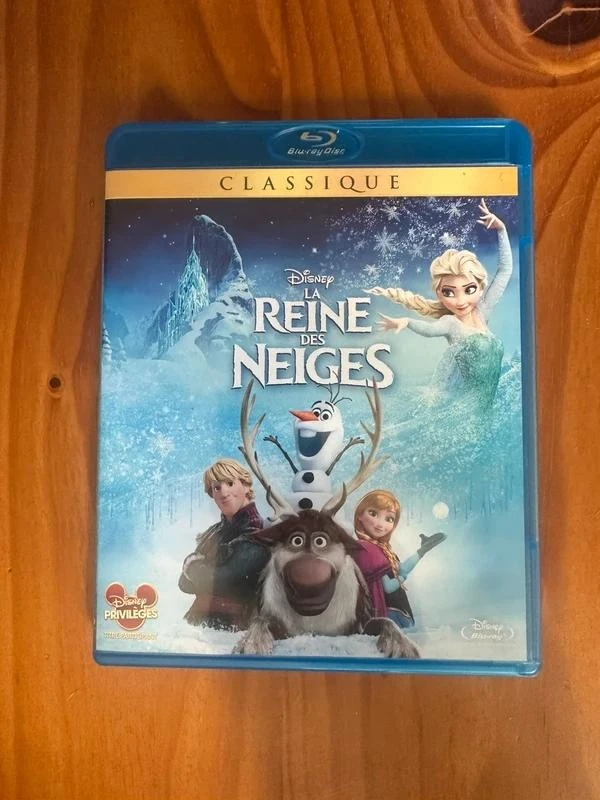 blu-ray la reine des neiges disney
